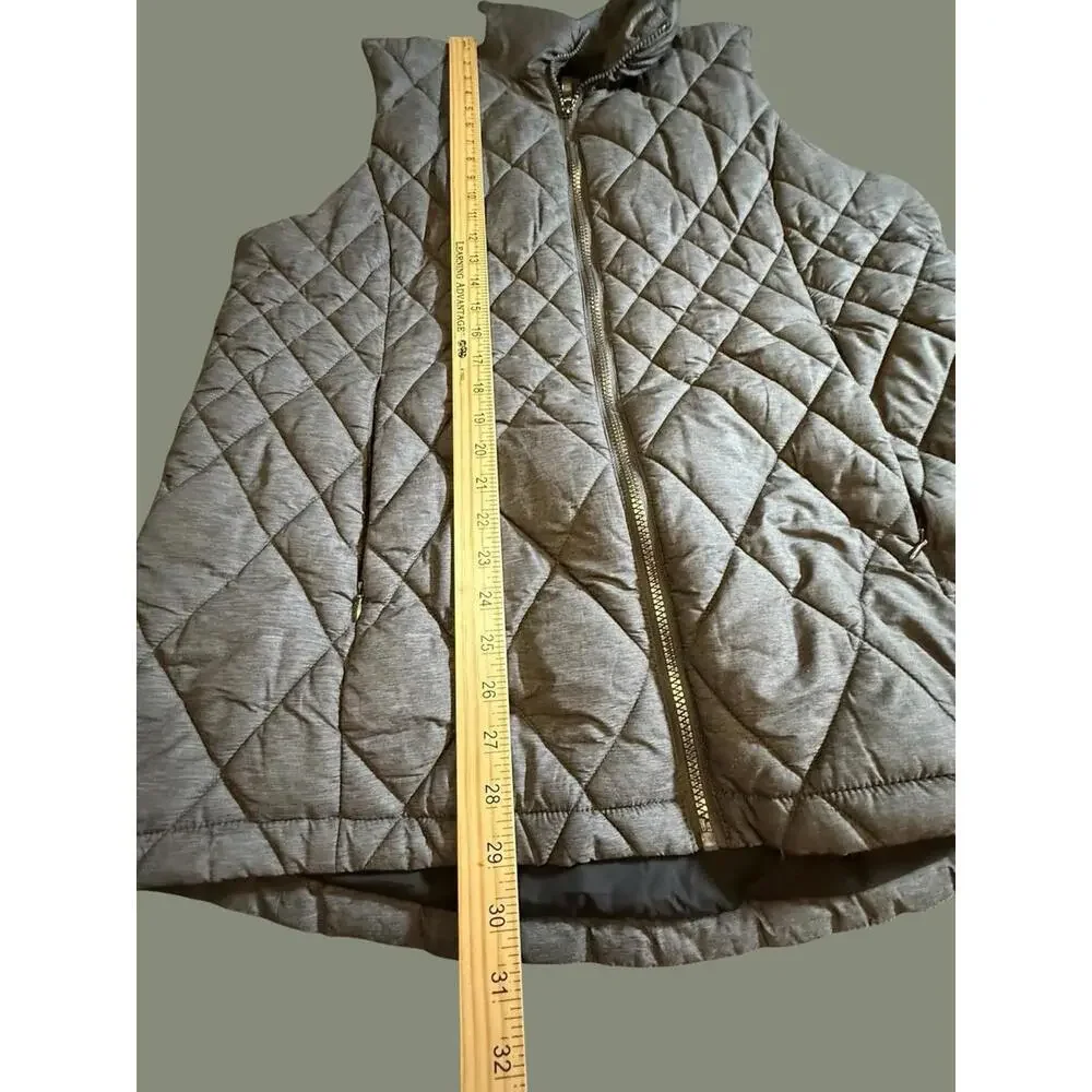 Zeroxposur Women's Lightweight Warm Comfy Puffer Vest In Gray XXL - Picture 5 of 7